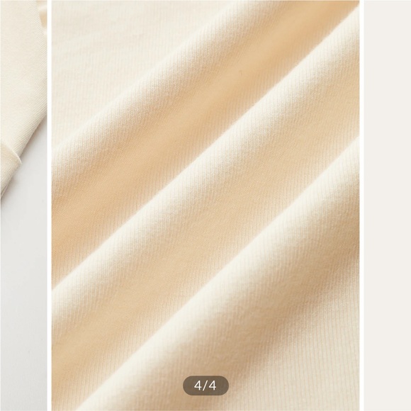 NWT Commense Pleated Fishtail Long Dress - Apricot / XL - Picture 4 of 7